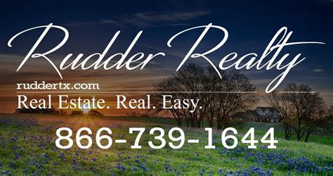rudder real estate.
